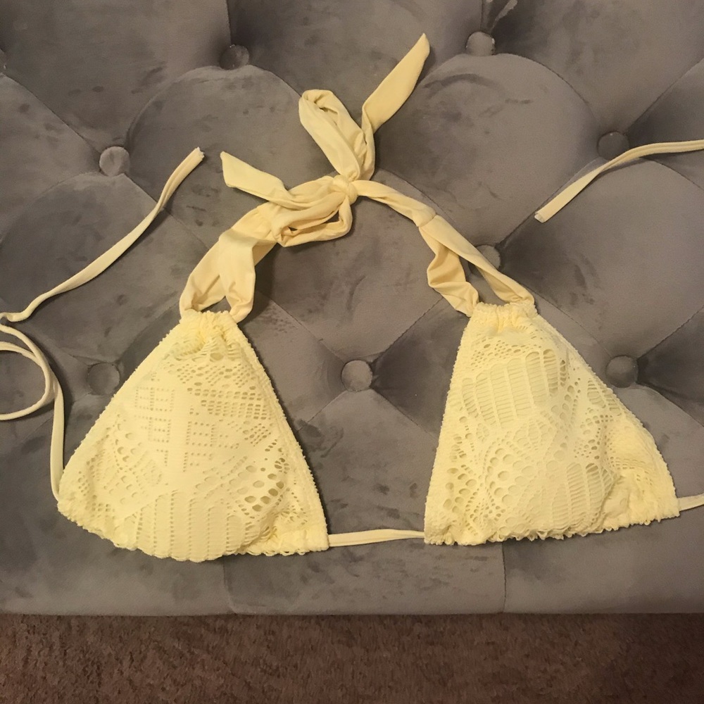 Target yellow bikini top - Size Small